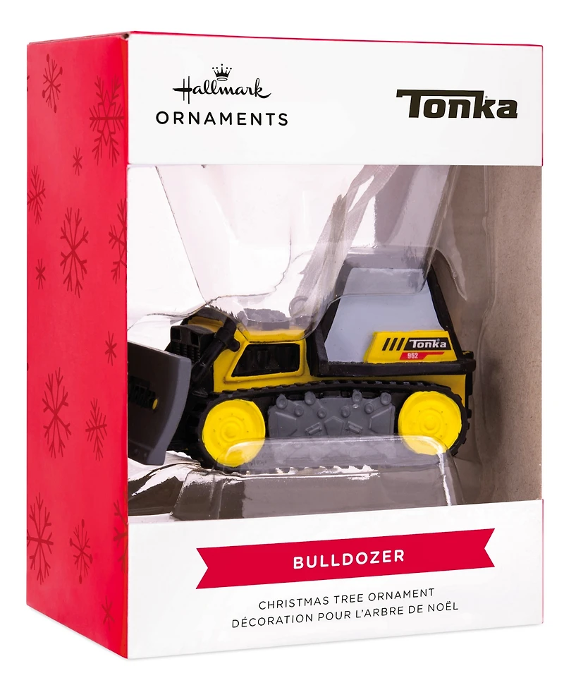 Hallmark Hasbro Tonka Bulldozer Christmas Tree Ornament
