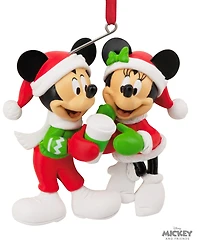 Hallmark Disney Mickey and Minnie Sharing Cocoa Christmas Tree Ornament