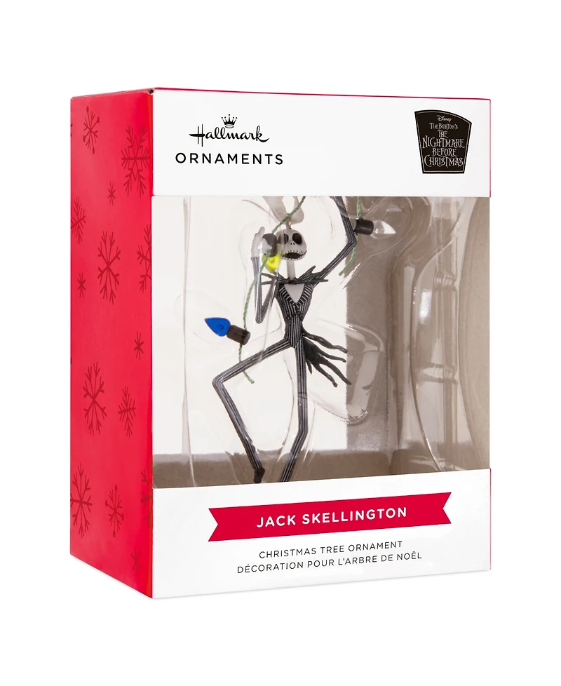 Hallmark Disney The Nightmare Before Christmas Jack Skellington with Lights Christmas Tree Ornament