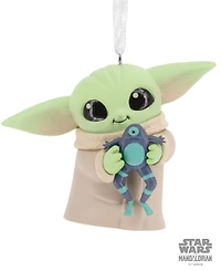 Hallmark Star Wars: The Mandalorian Grogu with Frog Christmas Tree Ornament