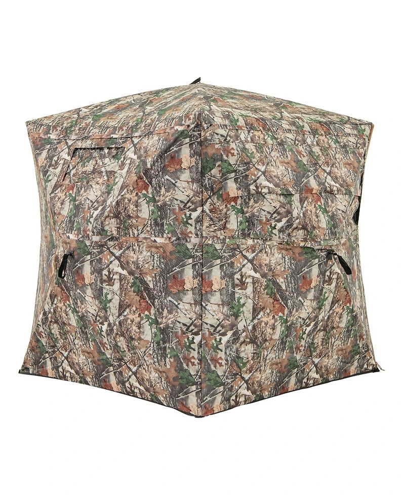 Akiudex 360° one way see through hunting blind ground blind with portable carrying bag