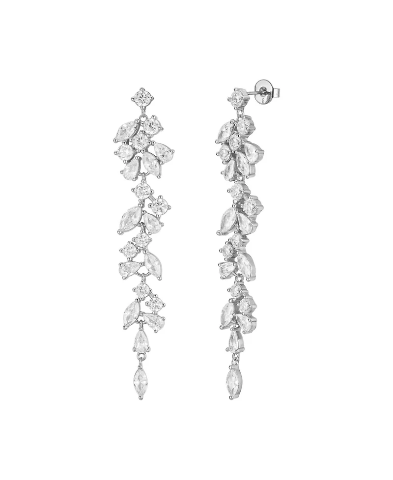 Untamed Petals Trixie Crystal Drop Earrings