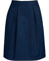 Lands' End Women's Solid Pleated Skort Top of Knee