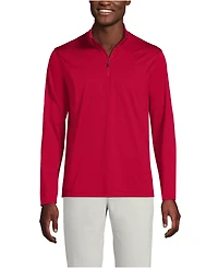 Lands' End Men's Unisex Rapid Dry Quarter Zip Pullover