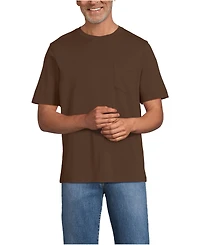 Lands' End Big & Tall Super-t Short Sleeve T-Shirt with Pocket