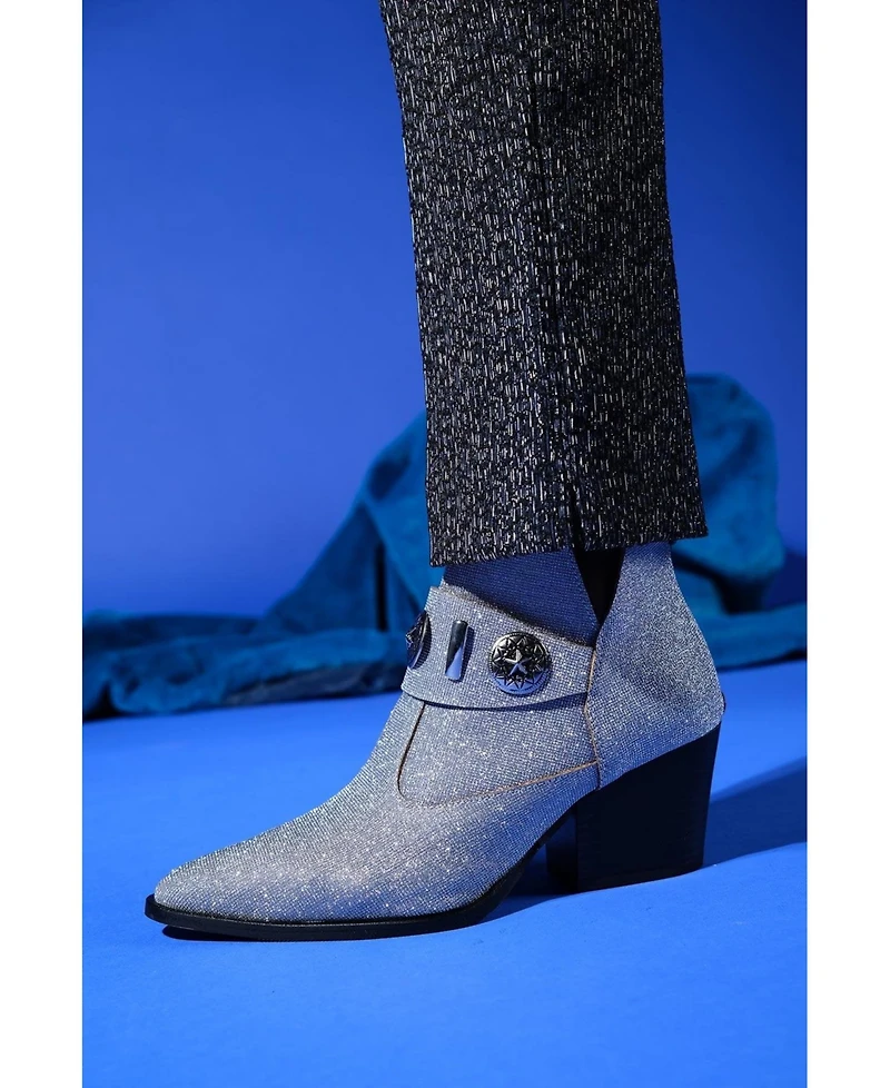 Prologue Shoes Kenda Buckle Block Heel Boot