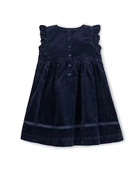 Hope & Henry Toddler Girls' Organic Corduroy Flutter Sleeve Jumper Dress