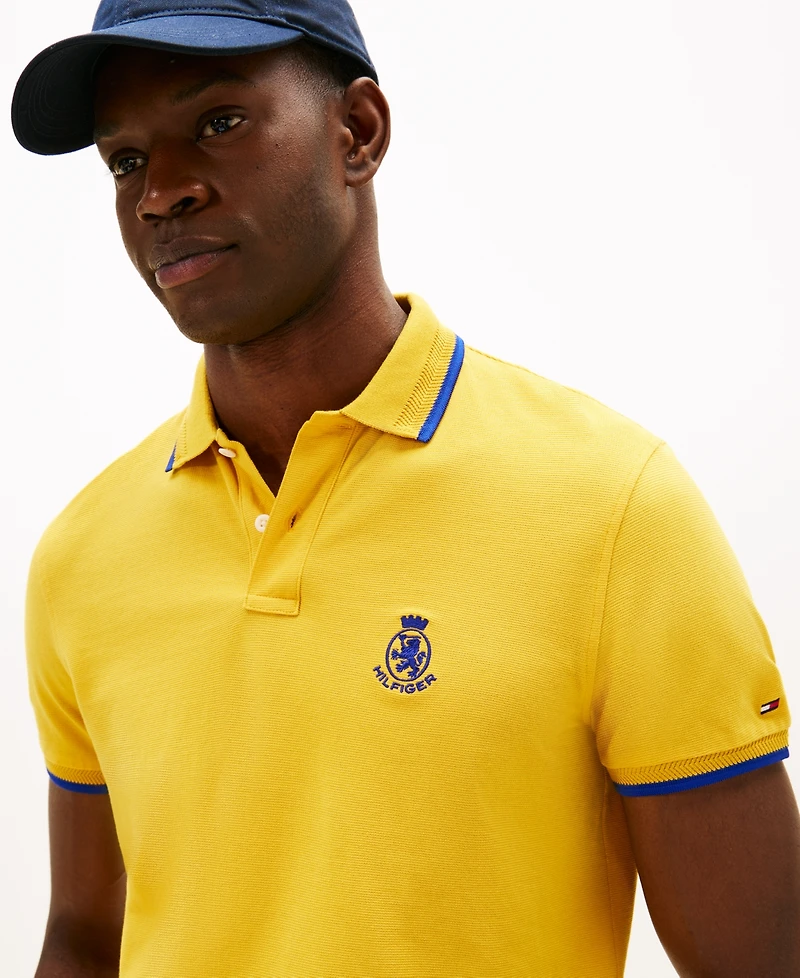Tommy Hilfiger Men's Holiday Crest Regular Fit Polo Shirt