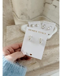 Millie Mini Pearl Hoops