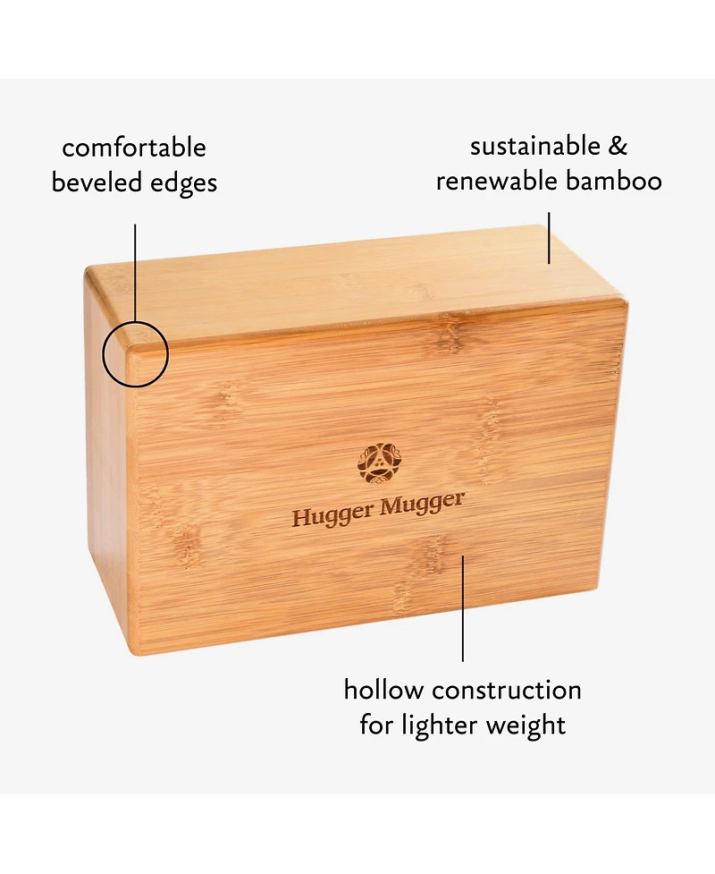 Bamboo Yoga Block 4"