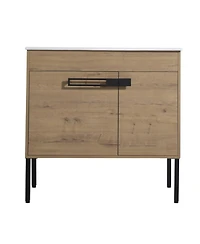 Casainc 36 Inch Bathroom Vanity with Optional Floating or Freestanding Design and Sink