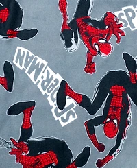 Ame Little and Big Boys 2-Piece Spiderman Long Sleeve Top Open Leg Pants Pajama Set