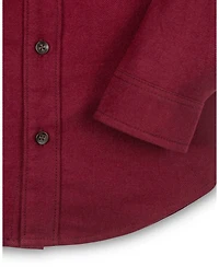 Hope & Henry Little and Big Boys' Organic Long Sleeve Flannel Button Down Shirt