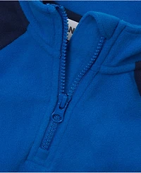 Lands' End Girls Every Day Fleece Quarter Zip