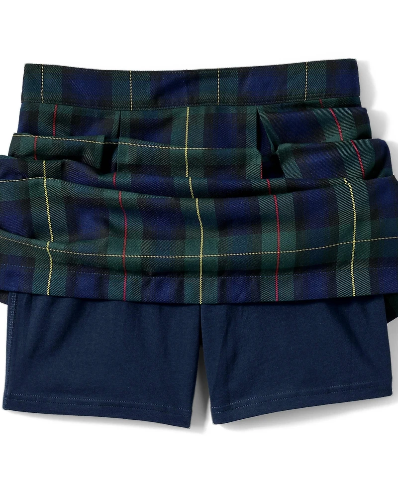 Lands' End Women's Plaid Skort Top of Knee