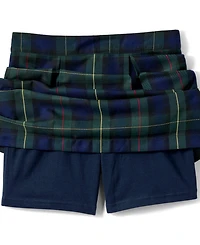 Lands' End Women's Plaid Skort Top of Knee
