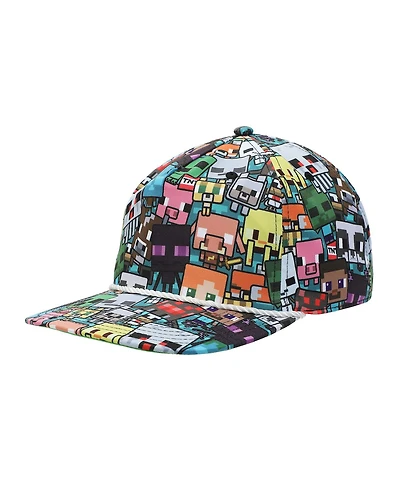Minecraft Characters All-Over Print Snapback Hat