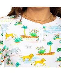 Sant and Abel Women's Trunks Up Jersey Long Pj Set