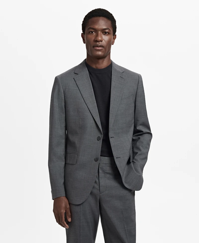 Mango Men's Turin Virgin Wool Suit Blazer