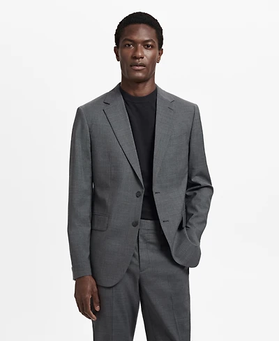Mango Men's Turin Virgin Wool Suit Blazer