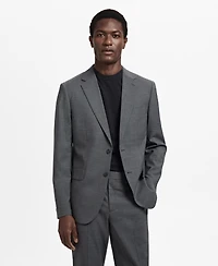 Mango Men's Turin Virgin Wool Suit Blazer