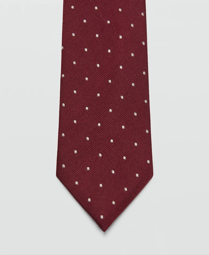 Mango Men's Polka-Dot Silk Tie