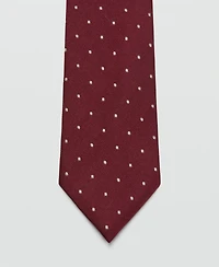 Mango Men's Polka-Dot Silk Tie