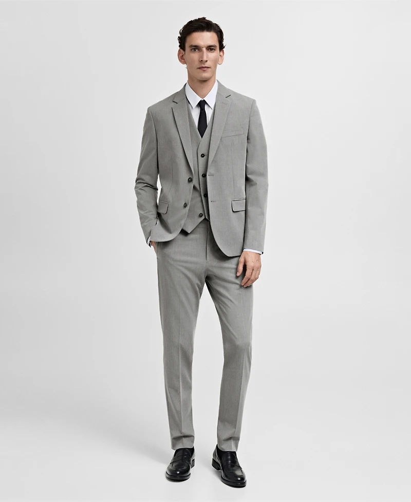 Mango Men's Paris Super Slim-Fit Suit Vest