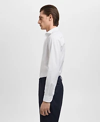 Mango Men's Slim-Fit Cotton Dress Shirt