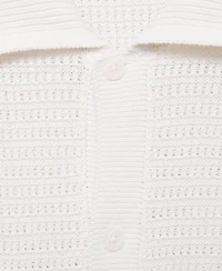 Mango Men's Cotton Knit Shirt