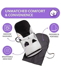 ComfyBumpy Infant Bouncer Versatile for Babies Baby Chair with Ergonomic Support Gray