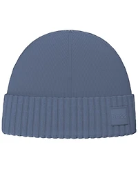 Hugo Boss Men's Akaio Turn-Up Beanie Hat