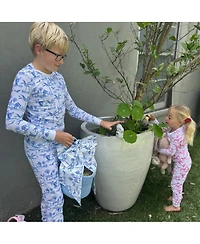 Sant and Abel Kids Skydog Toile Long Pj Set
