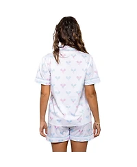 Sant and Abel Women's Tennis Bows Short Pj Set
