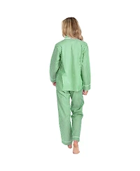 Sant and Abel Women's Braddock Green Long Pj Set
