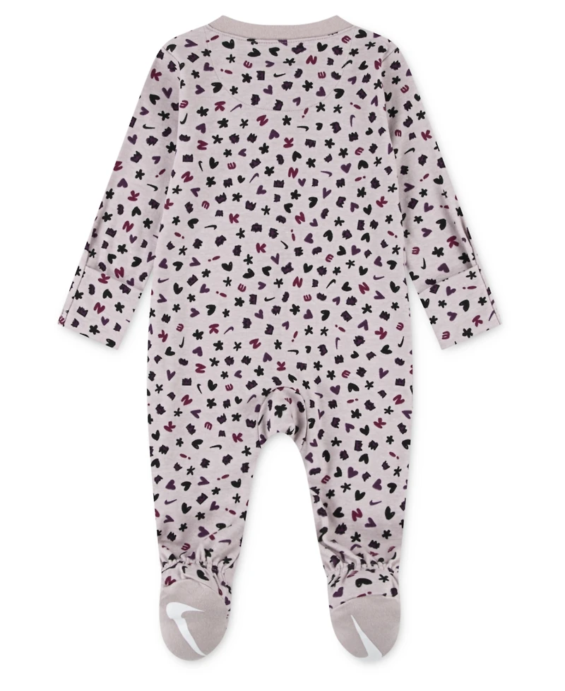 Nike Baby Girls Printed Crewneck Coverall