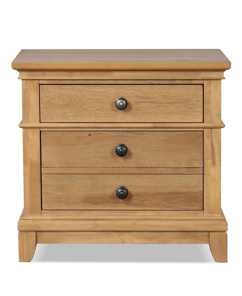 Furniture of America Wellington 26.5" Wood 2-Drawer Nightstand