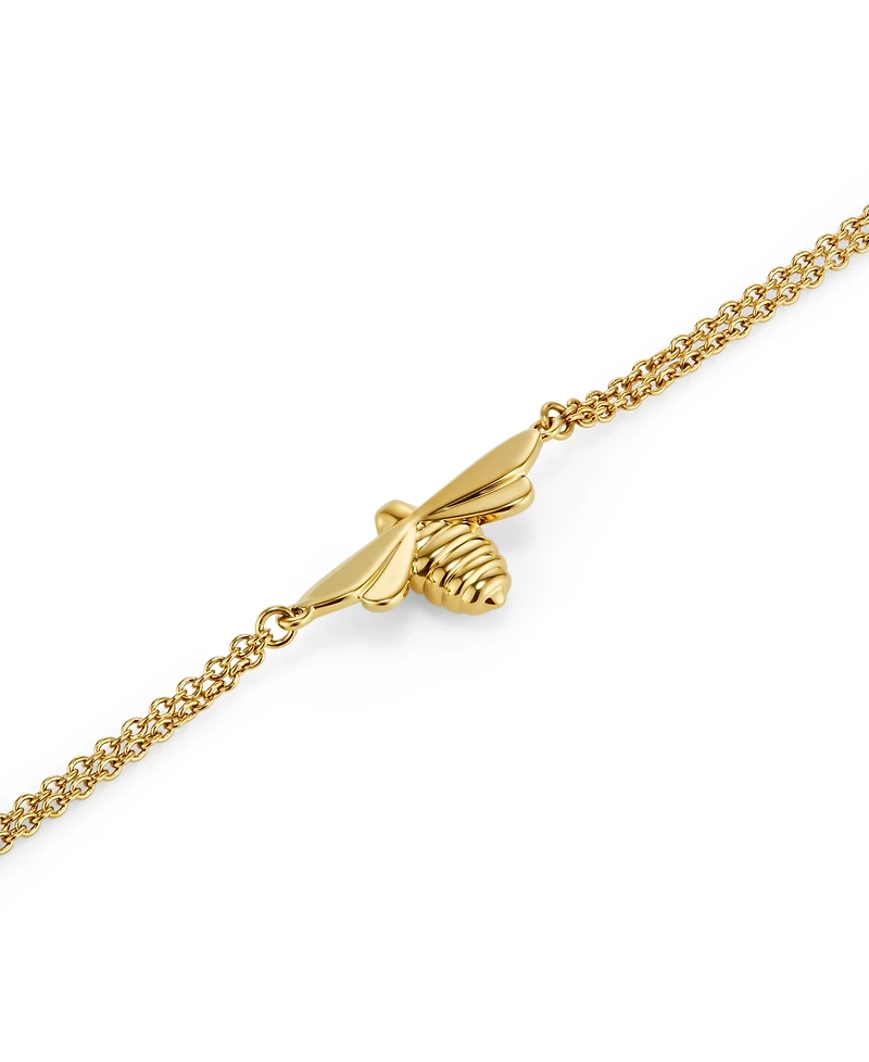 Olivia Burton Honey Bee Gold Tone Stainless Steel Bracelet