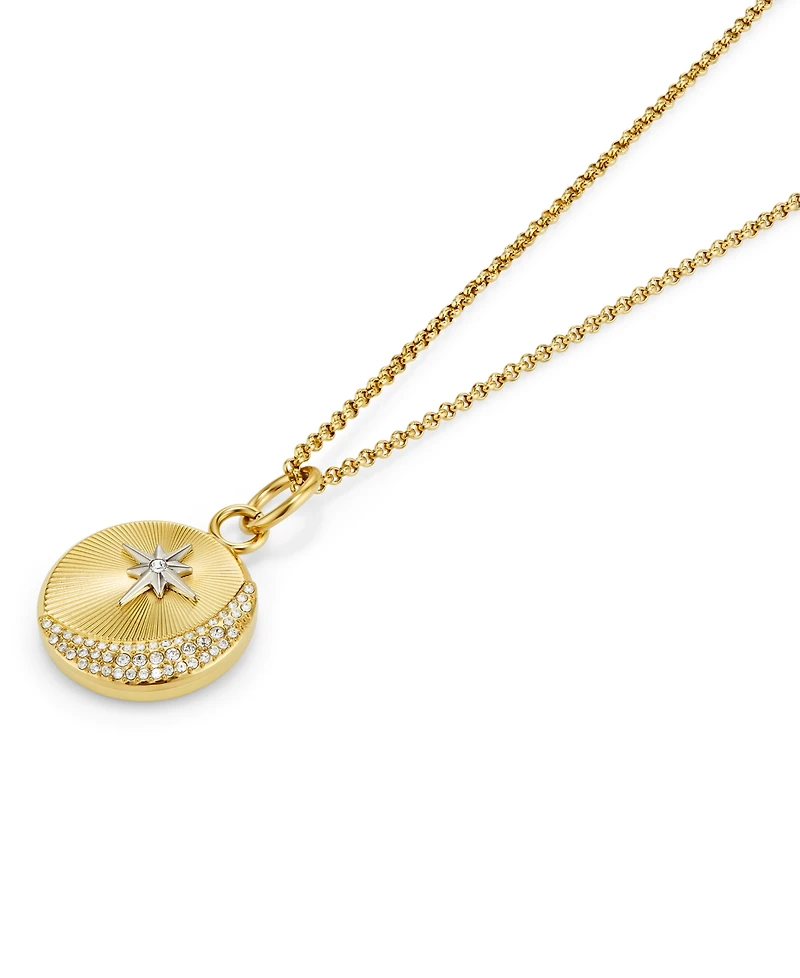 Olivia Burton Celestial Star Gold Tone Stainless Steel Necklace