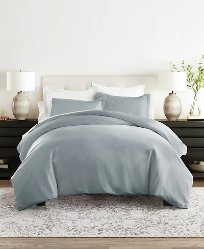 ienjoy Home Ultra Soft Brushed Cotton 3-Pc. Duvet Cover Set, Full/Queen