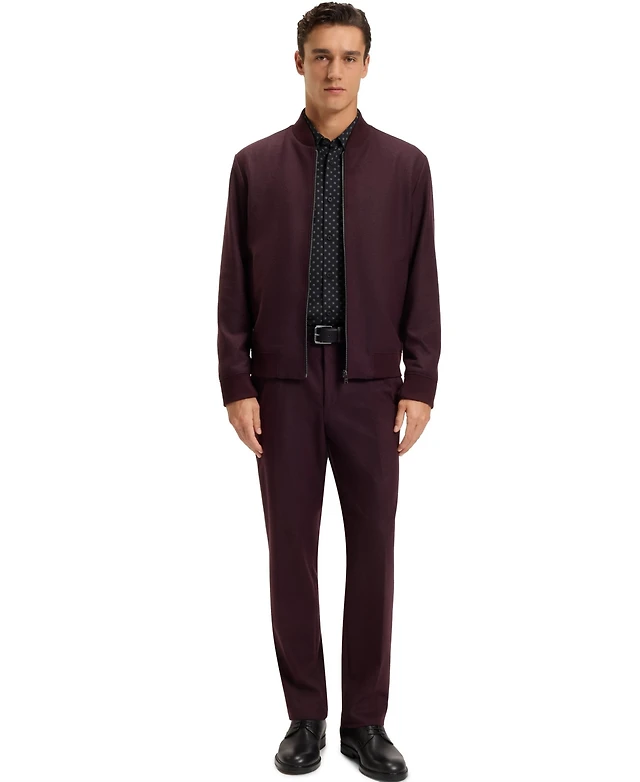 Hugo Boss Macy's French Cuff Men's Dress Shirt Hugo Boss Men's  Italian-Made Structured Cotton Slim-Fit Dress Shirt Shirts