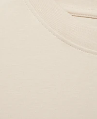 Mango Men's Oversize Cotton Pocket T-Shirt