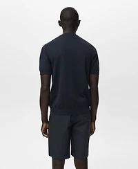 Mango Men's Cotton Fine-Knit T-Shirt