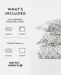 ienjoy Home Rustic Retreat All Season 3-Pc. Duvet Cover Set, Full/Queen