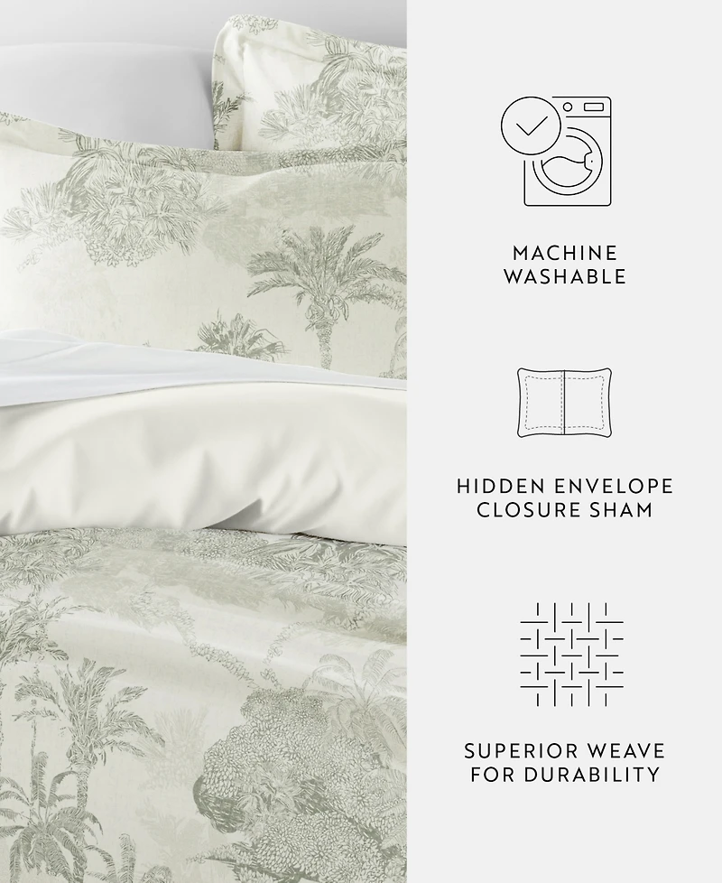 ienjoy Home Timeless Pattern Reversible 3-Pc. Duvet Cover Set