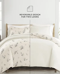 ienjoy Home Timeless Pattern Reversible 3-Pc. Duvet Cover Set, King/California King