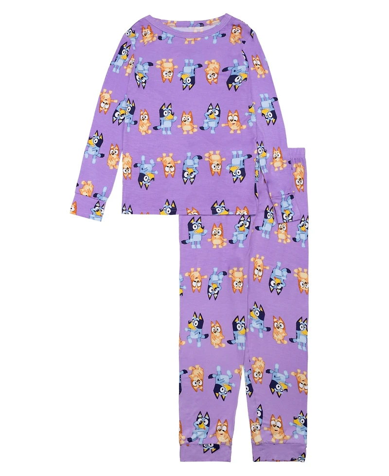 Ame Big Girls Bluey Long Sleeve Pajama Set