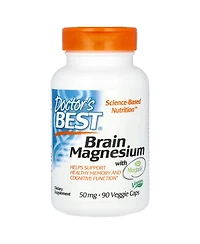 Doctor's Best Brain Magnesium with Magtein 50 mg - 90 Veggie Caps