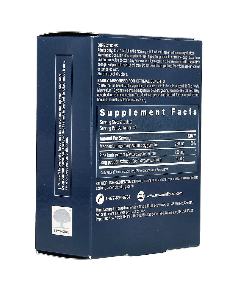 New Nordic Magnesium Glycinate+