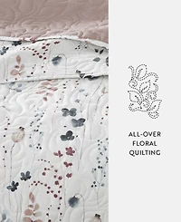 ienjoy Home Poppy Bloom Reversible 2-Pc. Quilt Set, Twin/Twin Xl